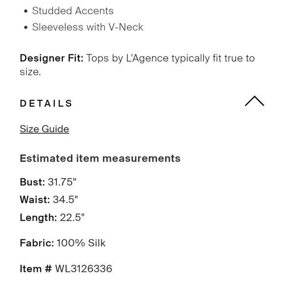 L'AGENCE Rhinestone Embellished Silk Top - Picture 7 of 8